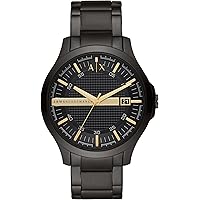 Amazon.com: Armani Exchange A｜X Men's Leather Watch, Color